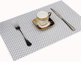 PVC Non-Slip Heat Resistant, Table Set for Kitchen, Dining Table, Hotel (10Pc Set)